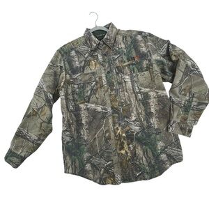 511 Tactical men’s Size Medium Realtree Xtra Vented Camo Long sleeve shirt